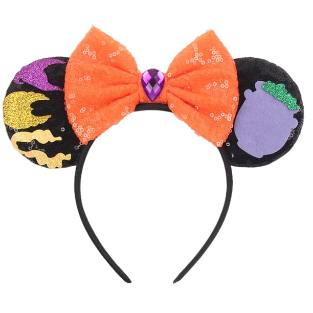 Diadema con orejas de ratón y personaje de León para niños, accesorios para el cabello con lazo de lentejuelas, fiesta, Festival, Cosplay, animales, Reino, 2024