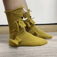 thumbnail image 4 of Calcetines de plátano para adultos, divertidos calcetines de frutas, calcetines de tripulación, calcetines de piso de punto suaves y cálidos para invierno, regalos de Navidad y Año Nuevo para mujeres, 4 of 4