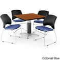 thumbnail image 5 of OFM  Square Cherry Laminate Table with 4 Chairs, 5 of 5