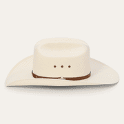 Stetson Men's Rodeo Natural Cattleman Straw Western Hat Natural 6 7/8