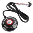 thumbnail image 2 of Maoww Easy Installation Dual USB Switch Button With Audio Ports For Computer Desktop Durable ABS Remote, 2 of 5