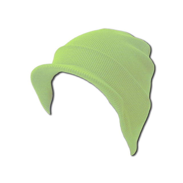 TopHeadwear Blank Cuff Beanie Visor, Melon
