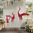 thumbnail image 3 of Miumaeov Metal Garden Sculptures Red Flamingo Designed Garden Statue Decoration for Outdoor Indoor Patio Yard Lawn Porch Ornament, 3 of 16