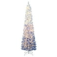 thumbnail image 3 of Demi Bonn 7 FT Blue Gradient + White Snow-Flocked Tree - 588 Branch Tips, 290 LEDs, 8 Modes, Timer Function, 3 of 3