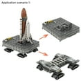 thumbnail image 4 of Blocs de Construction Crawler-Transporteur Lanceur Mobile Plateforme Modèle Briques Jouets pour Saturn-V Lancement Tour Ombilicale et Navette Spatiale, 4 of 11