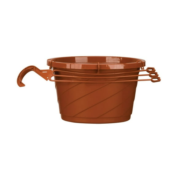 10" Clay Hanging Basket Planter