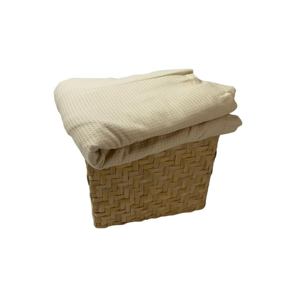 Colcha tela wafle Almoda beige matrimonial 70000398