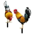 thumbnail image 2 of S SERENABLE Chicken Animal Statue Stakes Acrylic Chicken Garden Statue for Backyard Home AB, 2 of 9