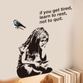 thumbnail image 2 of Vinilo decorativo inspirador de PVC, 30 x 60 cm, «If You Get Tired», 2 of 3