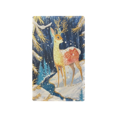 Switch Panel Switch Decoration 2.76x4.53x0.28 Inches Unused Outlet Cover Switch Plate Wall Plates Living Room Kitchen Bedroom Study Switches Christmas Golden Deer