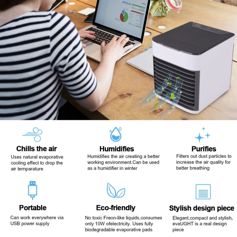 HHCZ Fan humidifier USB Desktop Cooling Plastic case Lightweight Office Laptop Simple Portable,Green HHCZ Fan humidifier USB Desktop Cooling Plastic case Lightweight Office Laptop Simple Portable,Green