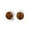 Brown, variant on Bling Jewelry Womens Button Style Freshwater Pearl Clip-On Earrings Sterling Silver Non-Pierced Ears