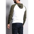 thumbnail image 3 of Victorious Men's Raglan Light Weight Zip Down Hoodie TH864 - WOL -4XL, 3 of 4