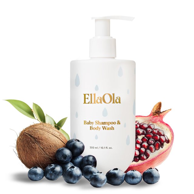 Champú y gel de baño ELLAOLA Tear Free Baby 300 ml Organic