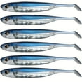 thumbnail image 3 of 5pcs/6pcs Paddle-Tail Soft Plastic Swimbaits, Artificial Reflective Wobbler Fishing Lures, Fishing Accessories, 3 of 10