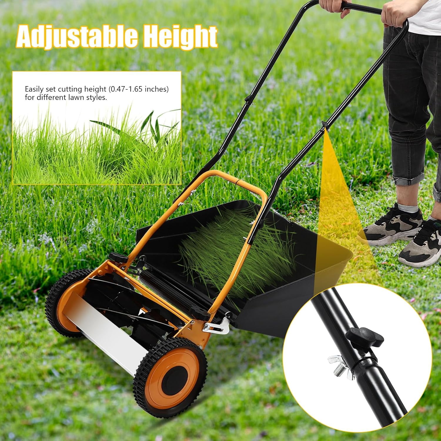 5HP 4-Stroke Diesel Engine, 247CC Single Cylinder Small Diesel Engine Hand Start Vertical Air Cooling Direct Injection Fuel Engine for Agricultural Machinery, Lawn Mower