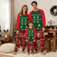 thumbnail image 7 of Uaswgudfs Christmas Family Matching Pajamas Dad’s Set, Snowflake & Plaid Print Long Sleeve Crew Neck Top + Dual Pocket Pants, Festive Holiday Sleepwear for Dad – Walmart Bestseller, 7 of 7
