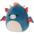 thumbnail image 2 of Squishmallows Original 14-Inch Carin Blue Dragon with Orange Mane Official Jazwares Plush, 2 of 6