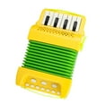 thumbnail image 3 of 10 Keys 8 Bass Piano Accordion Music Educational for Children Kids Beginner Yellow, 3 of 8