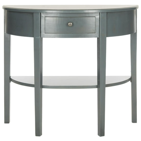 Safavieh Abram Dark Teal Console - 33.9" x 14.4" x 30.1"