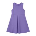 thumbnail image 4 of XRoczxe Girls Pleated Jumper Dress, Sleeveless A-Line School Uniform Pinafore, Classic Round Neck Swing Skirt for Kids Daily Wear & Parties, 4 of 8