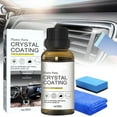 thumbnail image 2 of Plastic Restorer for Cars, Black Plastic Trim Restoration,Crystal Coating for Car Plastic Parts Automotive Hydrophobic Ceramic Coating with Foam Applicator,30ML, 2 of 6