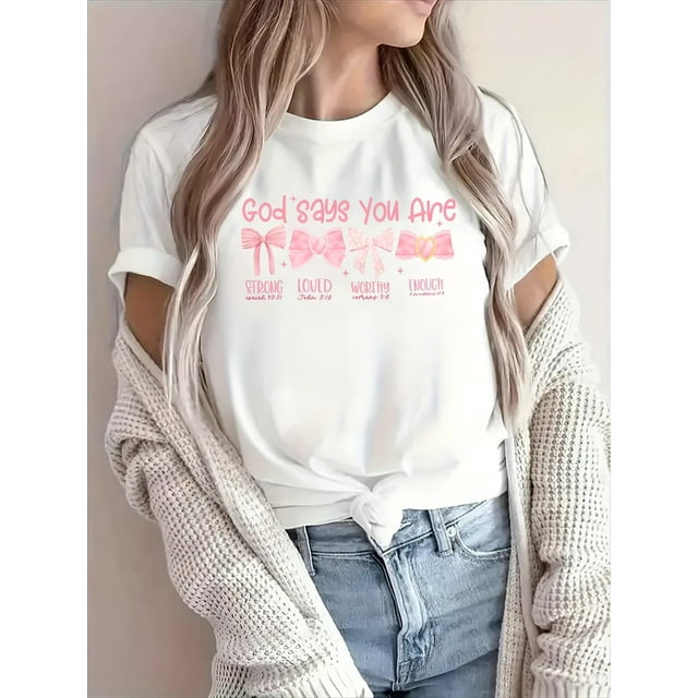 1pc Vintage Style Women's T-Shirt, 100% Polyester Crew Neck Short Sleeve Tee with Geometric Pattern, Summer Casual Print Top
