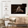 thumbnail image 5 of Elephant Stock White Wolf Howling Wall Art - Horizontal Canvas Wall Art - Living Room Wall Decor - Animal Canvas - Beige And Brown Decor By Jo Walsh - 12" x 8", 5 of 8