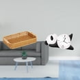 thumbnail image 2 of Cesta De Frutas Tejida Con Forma De Panda, Cuenco Para Aperitivos, Plato Para Pan, Moderno, Bonito Y Resistente Reloj De Pared De Escritorio, Decoración Práctica Para El Hogar Para La Sala De, 2 of 8