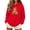 P58-NSLGXD Red Hoodies for Women, variant on NSLGXD Funny Ghost Pumpkin Print Hoodies for Women Fall Halloween Cute Pocket Hooded Sweatshirt Loose Baggy Long Sleeve Oversized Tops S-XL