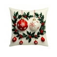 thumbnail image 2 of TanSiDing 1pcs Festive Holiday Pillow Covers for Sofa Decor, Soft Breathable Fabric with Hidden Zipper, Cozy Living Room Bedroom Accent 45x45cm, 2 of 6