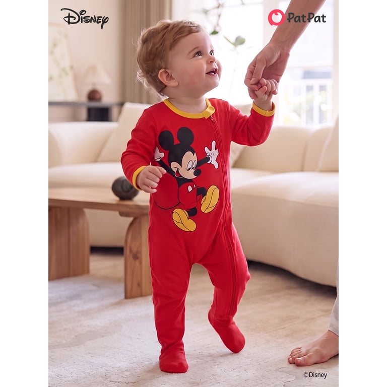 Disney Mickey Mouse Baby Footed Coverall photo 5