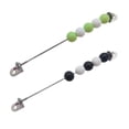 thumbnail image 1 of Tablero ocupado de de 2 uds., accesorios de bricolaje, Material de habilidad fina, tablero sensorial educativo temprano para entrenamiento de juegos, Negro Macarena tablero ocupado, 1 of 4