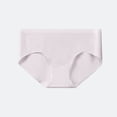 thumbnail image 2 of LUOGENLI Soft Smooth Seamless Briefs for Women, Mid‑Rise Invisible Triangle Underwear, Breathable Panties With Natural Silk Crotch Light Purple XXL, 2 of 3