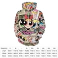 thumbnail image 2 of The Powerpuff Girls Unisex Sweatshirts Loose Pullover Sweater Hooded Hoodie 3D Printing Jacket Winter Fall Clothes 3XL, 2 of 7
