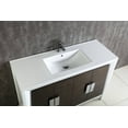 thumbnail image 5 of Fine Fixtures Imperial Collection 48" Single Bathroom Vanity Cabinet Set, Gray and White, 5 of 8