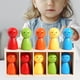 thumbnail image 1 of 10 piezas Muñecas de madera con caja de madera, juguetes educativos de aprendizaje preescolar, figuras de personas para más de 3 años, 1 of 10