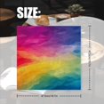 thumbnail image 2 of Bahomeck Cloth Napkins Set Of 4 Colorful Geometric Background With Rainbow Color Gradient Square Napkins Washable Dining Table Napkin For Home Holiday Wedding Party Dinner Decor 18*18 Inch, 2 of 3