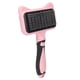 thumbnail image 5 of Cat Slicker Brush, Cat Grooming Brush Dientes Curvos De 140 Grados Autolimpieza Dientes De Acero Inoxidable Fácil De Usar Para Gatos Para Depilación ANGGREK Rosa, 5 of 8