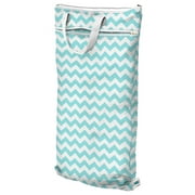 Planet Wise Hanging Wet/Dry Bag, Teal Chevron