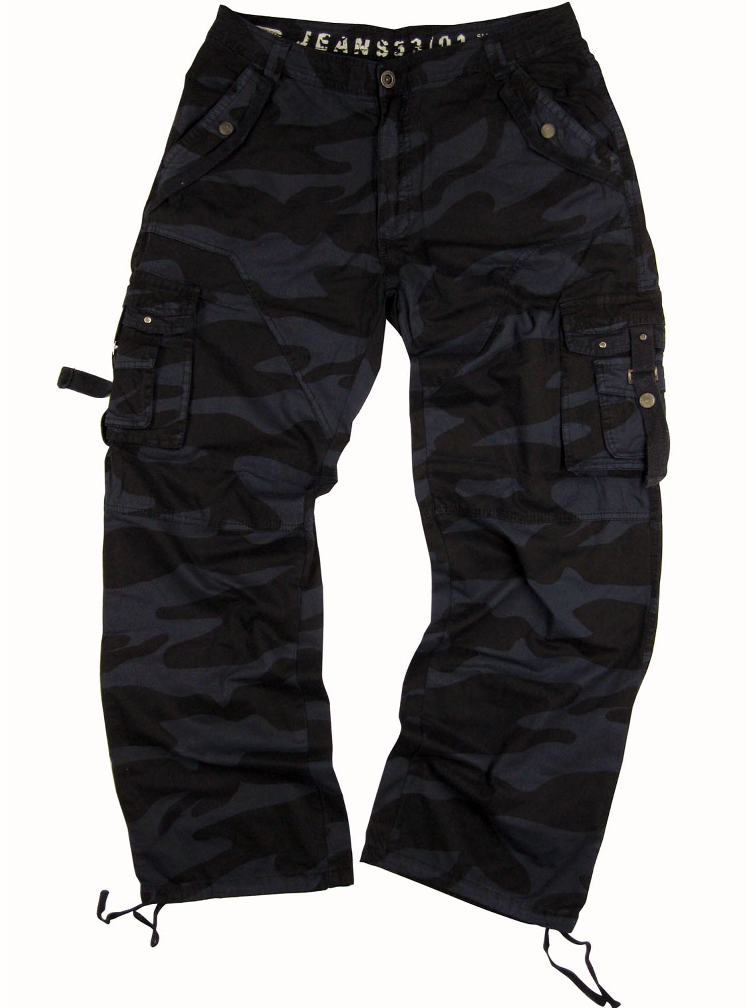 StoneTouch #A8C1 Men's Military-Style Cargo Pants 44x32--Navy Camo ...