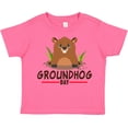 thumbnail image 3 of Inktastic Groundhog Day with Cute Groundhog Illustration Boys or Girls Toddler T-Shirt, 3 of 5