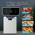 thumbnail image 6 of JIEJIA 4.2 Cu Ft Chest Freezer with Digital Control, Energy Efficient Compact Freezer, White, 6 of 8