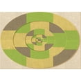 thumbnail image 1 of Ahgly Company Machine Washable Indoor Rectangle Transitional Caramel Brown Area Rugs, 7' x 9', 1 of 7