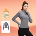 thumbnail image 1 of Body moldeador de terciopelo para otoño e invierno, traje de yoga, top grueso y cálido, traje de fitness, chaqueta deportiva informal para correr, chaleco térmico para mujer, 1 of 3