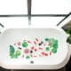 thumbnail image 2 of Pegatinas para bañera, pegatinas autoadhesivas para decoración de pared de flores y hojas de loto, pegatinas de flores de PVC extraíbles DIY, 2 of 5