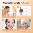 thumbnail image 5 of Succionador Extractor De Puntos Negros Kimhi Limpiador Electrico De Poros Color Blanco Con 3 Niveles De Succión Ajustables Recargable Por Usb Y 5 Cabezales Intercambiables Limpieza Facial, 5 of 5