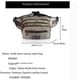 thumbnail image 3 of Riñonera deportiva de lona con caja registradora para hombre, riñonera de gran capacidad para almacenamiento, 3 of 4