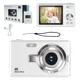 thumbnail image 1 of Cámara Digital Para Niños, 4K Fotos Y Video 1080P, Zoom 16x, Pantalla LCD 2.4", Recargable, Fácil De Usar Para Niños 5+ (Colores: Púrpura, Rosa, Negro, Blanco, Plata), 1 of 5