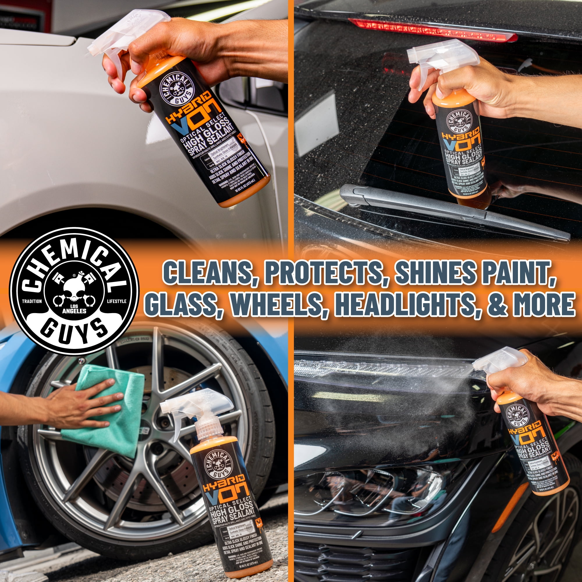 Chemical Guys Hybrid V7 Optical Select Wet Tire Shine and Trim Dressing and  Protectant (1Gal)